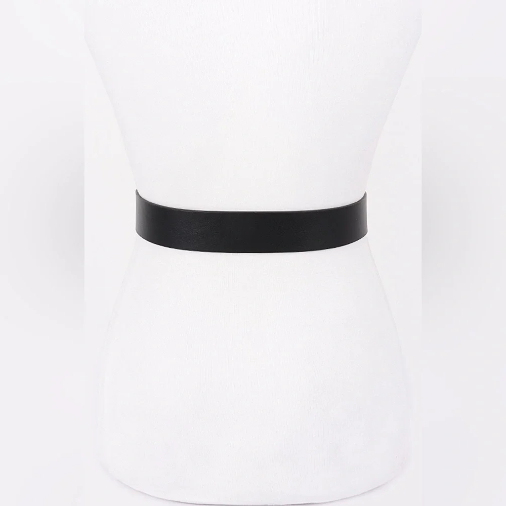 Vegan Leather Concho Statement Belt